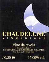 Chaudelune Vin de Glace, Cave Mont Blanc de Morgex et La Salle (Italia)