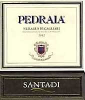 Nuragus di Cagliari Pedraia 2002, Santadi (Italy)