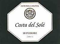 Sangiovese di Romagna Superiore Costa del Sole 2001, Fattoria Ca' Rossa (Italy)