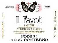 Langhe Nebbiolo Il Favot 2000, Poderi Aldo Conterno (Italy)