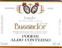 Langhe Chardonnay Bussiador 2000, Poderi Aldo Conterno (Italia)