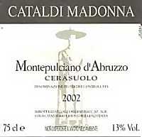 Montepulciano d'Abruzzo Cerasuolo 2002, Cataldi Madonna (Italy)