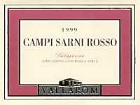 Campi Sarni Rosso 1999, Vallarom (Italy)