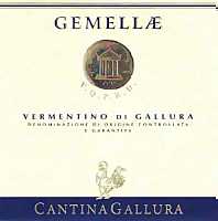 Vermentino di Gallura Gemellae 2002, Cantina Sociale Gallura (Italy)