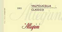 Valpolicella Classico 2002, Allegrini (Italy)