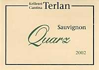 Alto Adige Terlano Sauvignon Quarz 2002, Cantina Terlano (Italia)