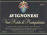Vino Nobile di Montepulciano 2000, Avignonesi (Italia)