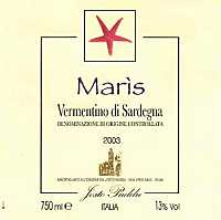 Vermentino di Sardegna Maris 2003, Josto Puddu (Italy)