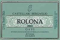 Gavi di Gavi Rolona 2003, Castellari Bergaglio (Italia)