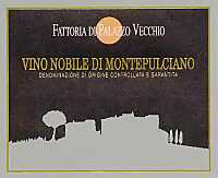 Vino Nobile di Montepulciano 2001, Palazzo Vecchio (Italy)