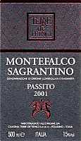 Sagrantino di Montefalco Passito 2001, Terre de' Trinci (Italy)