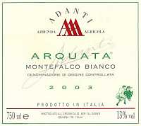 Montefalco Bianco 2003, Adanti (Italia)