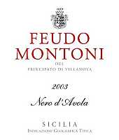 Nero d'Avola Classico 2003, Feudo Montoni (Italy)