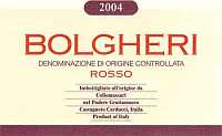 Bolgheri Rosso 2004, Colle Massari (Italia)