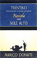 Trentino Nosiola Sole Alto 2005, Marco Donati (Italia)