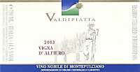 Vino Nobile di Montepulciano Vigna d'Alfiero 2003, Tenuta Valdipiatta (Italia)