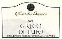Greco di Tufo 2006, Colle di San Domenico (Italia)