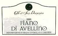 Fiano di Avellino 2006, Colle di San Domenico (Italia)