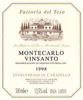 Montecarlo Vinsanto 1998, Fattoria del Teso (Italia)