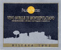 Vino Nobile di Montepulciano Riserva 2003, Palazzo Vecchio (Italia)