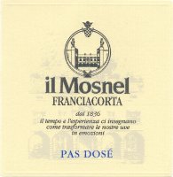Franciacorta Pas Dosé, Il Mosnel (Italy)