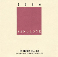 Barbera d'Alba 2006, Sandrone (Italia)