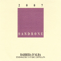 Barbera d'Alba 2007, Sandrone (Italia)