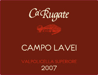 Valpolicella Superiore Campo Lavei 2007, Ca' Rugate (Italia)
