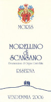 Morellino di Scansano Riserva 2006, Moris Farms (Italy)