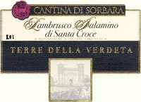 Lambrusco Salamino di Santa Croce Terre della Verdeta 2009, Cantina di Sorbara (Italia)