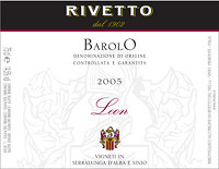 Barolo Leon 2005, Rivetto (Italia)