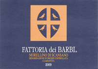 Morellino di Scansano 2009, Fattoria dei Barbi (Italy)