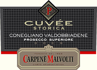 Conegliano Valdobbiadene Prosecco Superiore Extra Dry Cuvée Storica, Carpenè Malvolti (Italia)