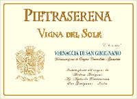 Vernaccia di San Gimignano Vigna del Sole 2011, Pietraserena (Italia)