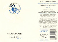 Manzoni Bianco, Le Manzane (Italia)