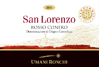 Rosso Conero San Lorenzo 2011, Umani Ronchi (Italy)