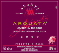 Arquata Rosso 2007, Adanti (Italy)