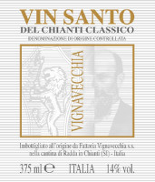 Vin Santo del Chianti Classico 2006, Fattoria Vignavecchia (Italy)