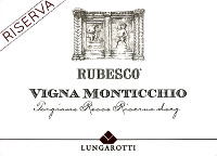 Torgiano Rosso Riserva Rubesco Vigna Monticchio 2007, Lungarotti (Italia)