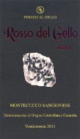 Montecucco Sangiovese Riserva Rosso del Gello 2011, Poggio al Gello (Italy)