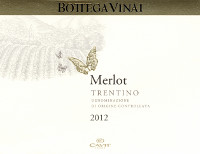 Trentino Merlot Bottega Vinai 2012, Cavit (Italia)