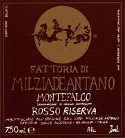Montefalco Rosso Riserva 2012, Fattoria Colleallodole - Milziade Antano (Italia)