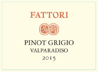 Pinot Grigio Valparadiso 2015, Fattori (Italy)