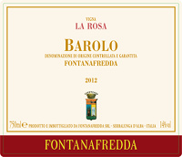 Barolo Vigna La Rosa 2012, Fontanafredda (Italia)