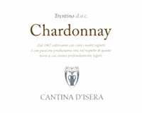 Trentino Chardonnay 2016, Cantina d'Isera (Italia)
