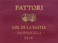 Valpolicella Col de la Bastia 2016, Fattori (Italy)