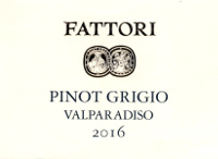 Pinot Grigio Valparadiso 2016, Fattori (Italia)