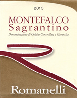 Montefalco Sagrantino 2013, Romanelli (Italy)