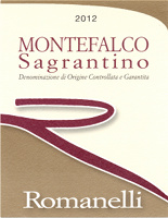 Montefalco Sagrantino 2012, Romanelli (Italy)