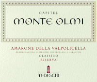 Amarone della Valpolicella Classico Riserva Capitel Monte Olmi 2013, Tedeschi (Italy)